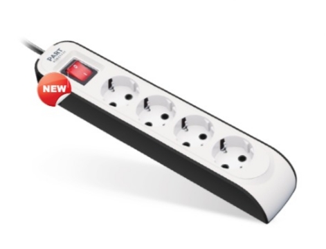 چهار خانه ارتدار با کلید و کابل 5 متری جدید 8759 در کارتن 12 عدد 