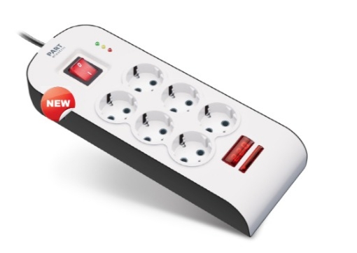 محافظ شش خانه دیجیتالی 1/8 متری جدید 8794 در کارتن 10 عدد 